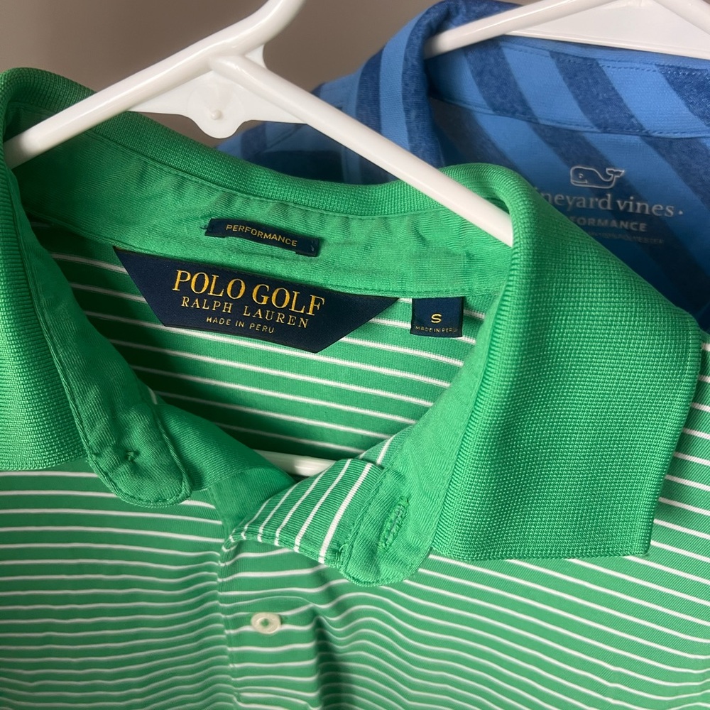Men’s polo shirt bundle: US polo assn, polo golf, vineyard vines, all size small - Picture 4 of 7
